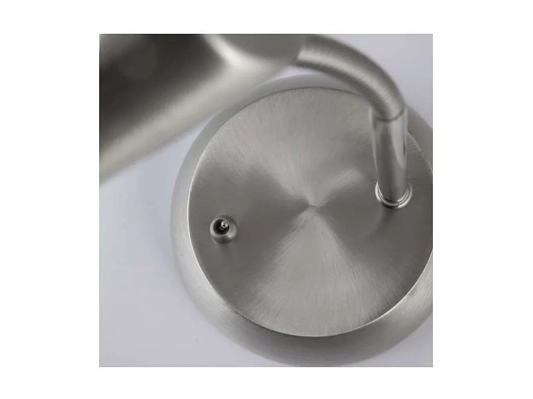 Sobremesa modelo Tenor acabado niquel satinado 35 cm(alto)13 cm(ancho)17 cm(largo)