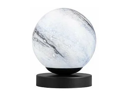 Sobremesa modelo Salem acabado blanco/negro, 17cm(alto) 14cm(ancho) 14cm(fondo.