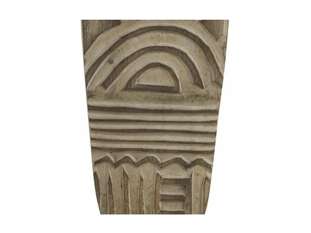 Lámpara rincón Tribale acabado madera, 55cm (alto) 25cm (ancho).