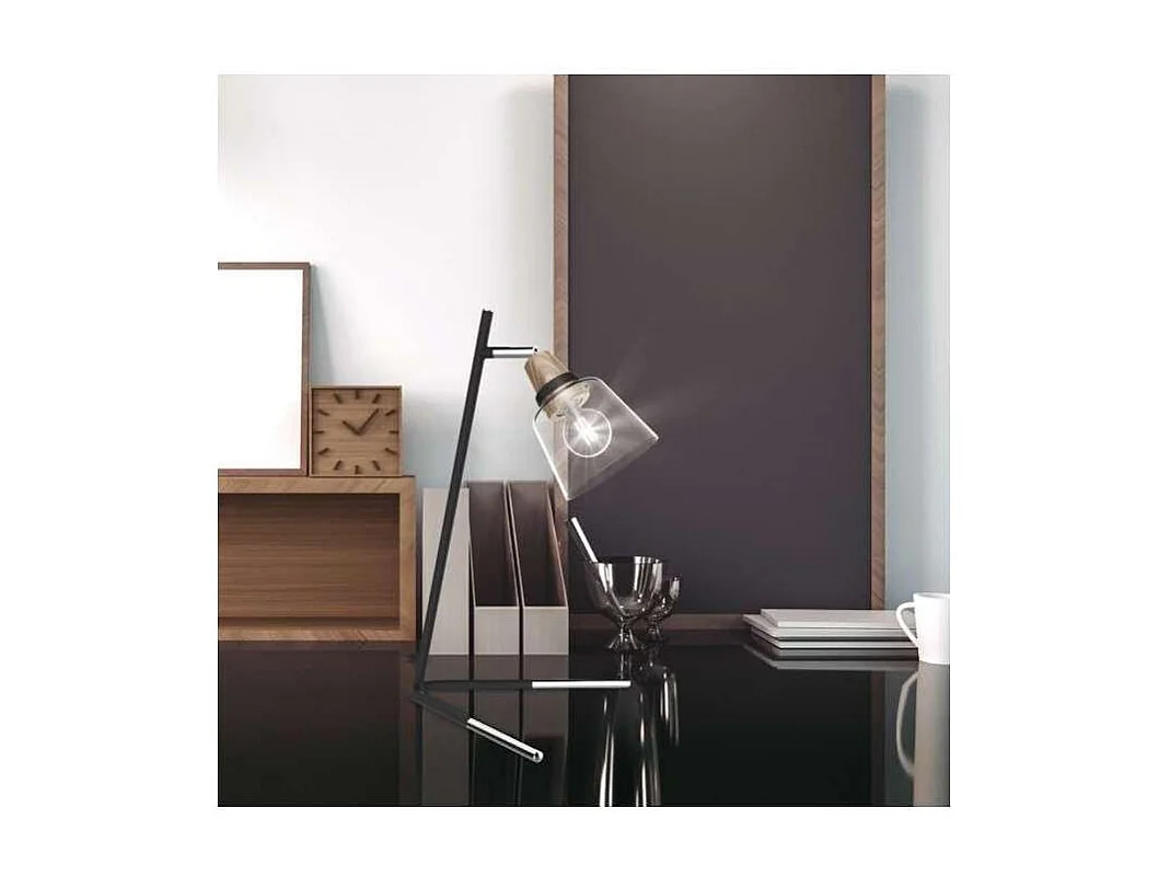 Sobremesa modelo Indigo acabado negro 12cm(ancho) 34cm(alto) 21cm(fondo).