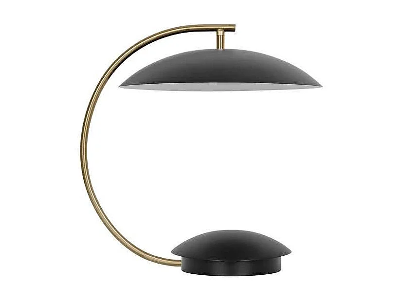 Sobremesa modelo Nanda acabado negro/cuero, 30cm(ancho) 36cm(alto) 30cm(fondo).