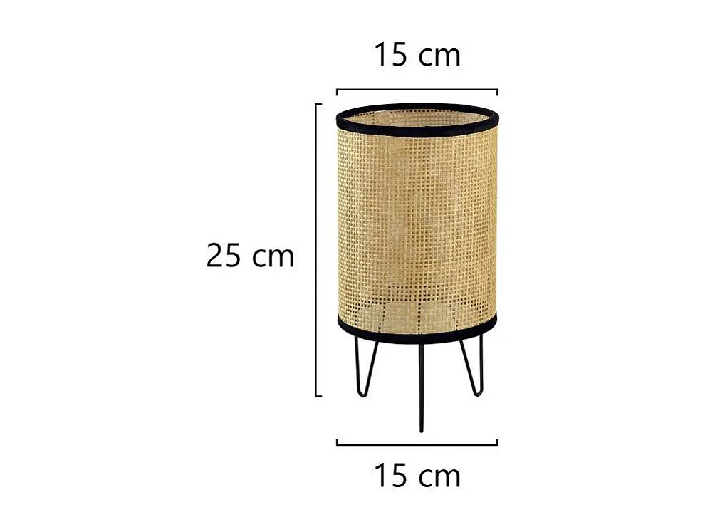 Sobremesa modelo Polo acabado rejilla marrón, 29cm(alto) 15cm(ancho) 15cm(largo)