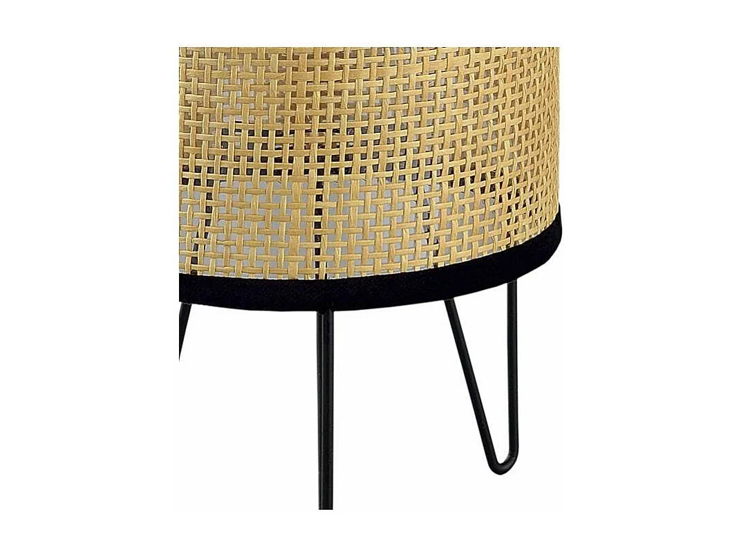 Sobremesa modelo Polo acabado rejilla marrón, 29cm(alto) 15cm(ancho) 15cm(largo)