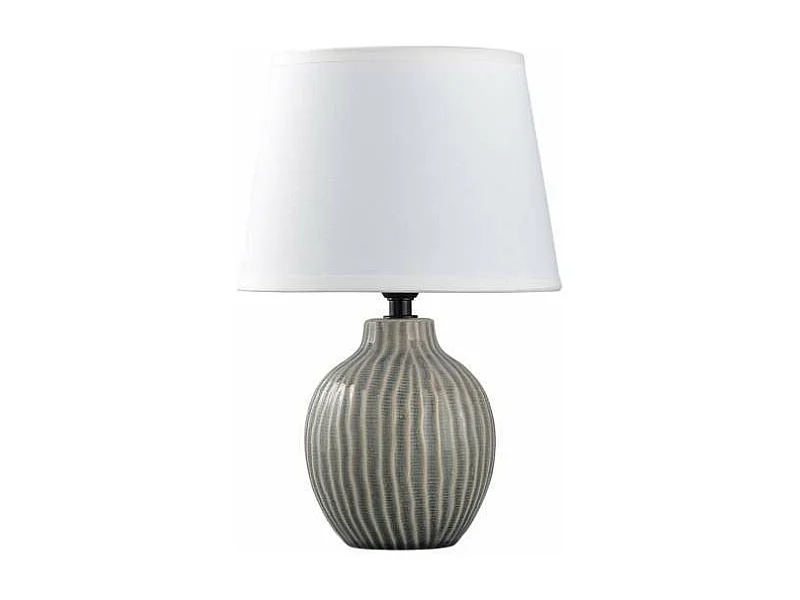 Sobremesa modelo Farlan acabado gris, 28cm(alto) 18cm(ancho) 18cm(fondo.