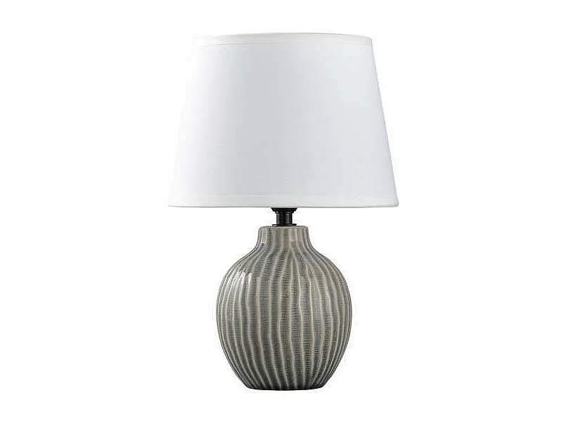 Sobremesa modelo Farlan acabado gris, 28cm(alto) 18cm(ancho) 18cm(fondo.