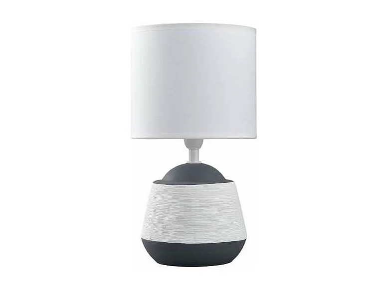 Sobremesa modelo Albany acabado gris/blanco, 30m(alto)  16(ancho)  16(fondo.