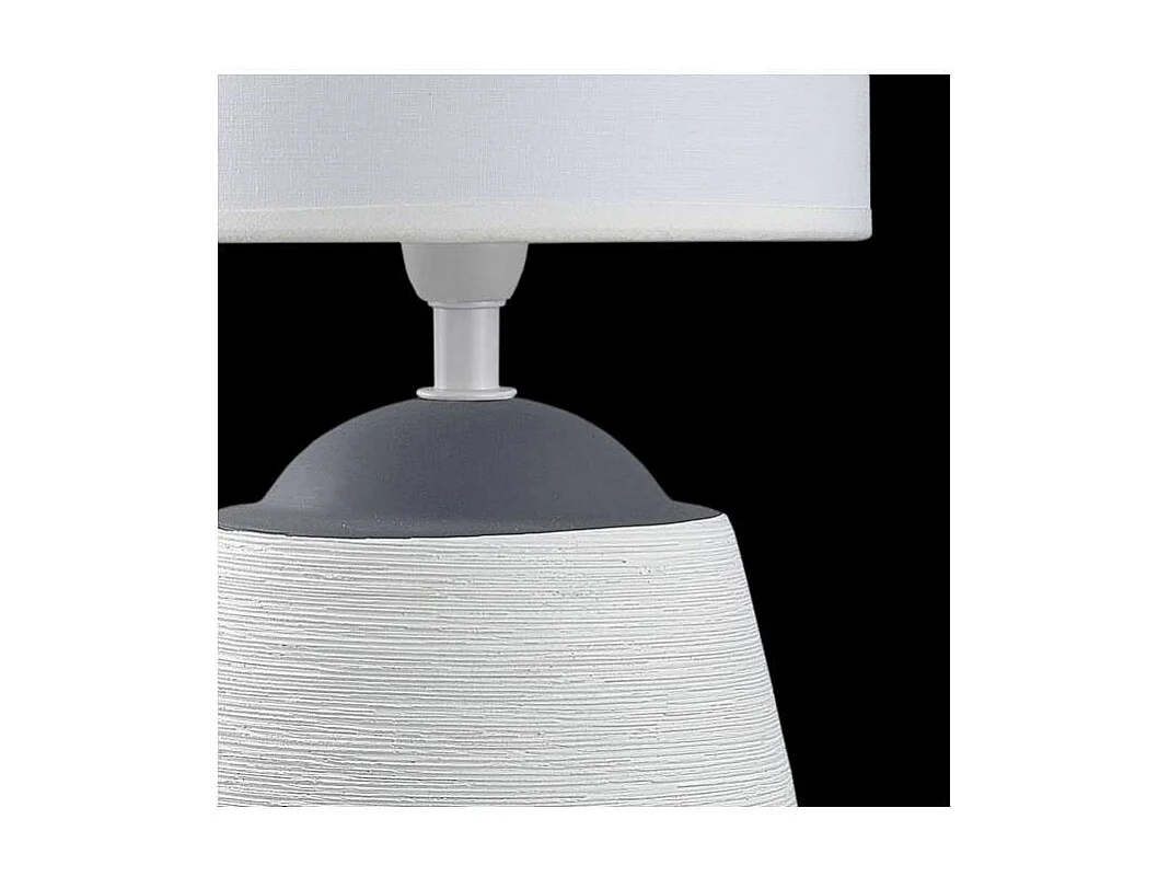 Sobremesa modelo Albany acabado gris/blanco, 30m(alto)  16(ancho)  16(fondo.