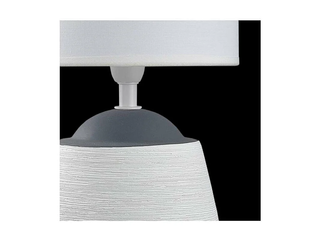 Sobremesa modelo Albany acabado gris/blanco, 30m(alto)  16(ancho)  16(fondo.