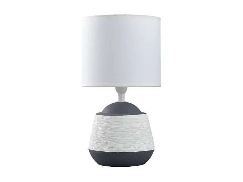 Sobremesa modelo Albany acabado gris/blanco, 30m(alto)  16(ancho)  16(fondo.