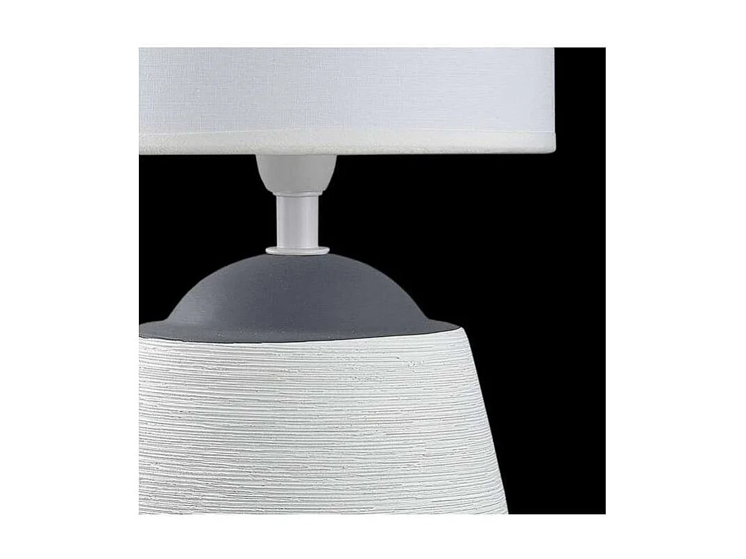 Sobremesa modelo Albany acabado gris/blanco, 30m(alto)  16(ancho)  16(fondo.