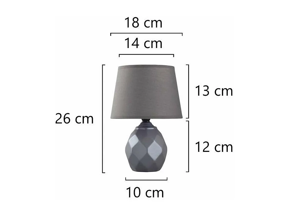 Sobremesa modelo Platón acabado marrón, 27m(alto)  18(ancho)  18(fondo.