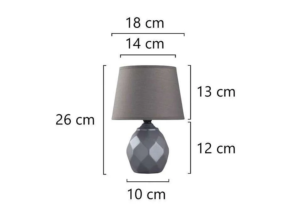 Sobremesa modelo Platón acabado marrón, 27m(alto)  18(ancho)  18(fondo.