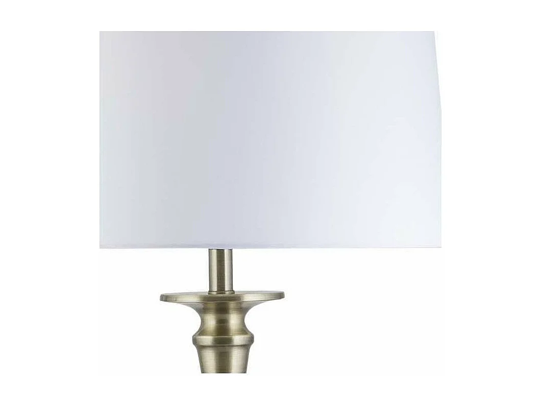 Lámpara de sobremesa rinconera modelo Tudor acabado cuero 70cm(alto) 36cm(ancho).