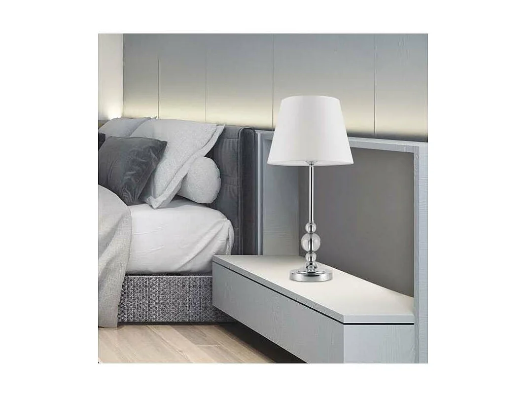 Sobremesa modelo Marela acabado cromo 60 cm(alto)30 cm(ancho)30 cm(largo)