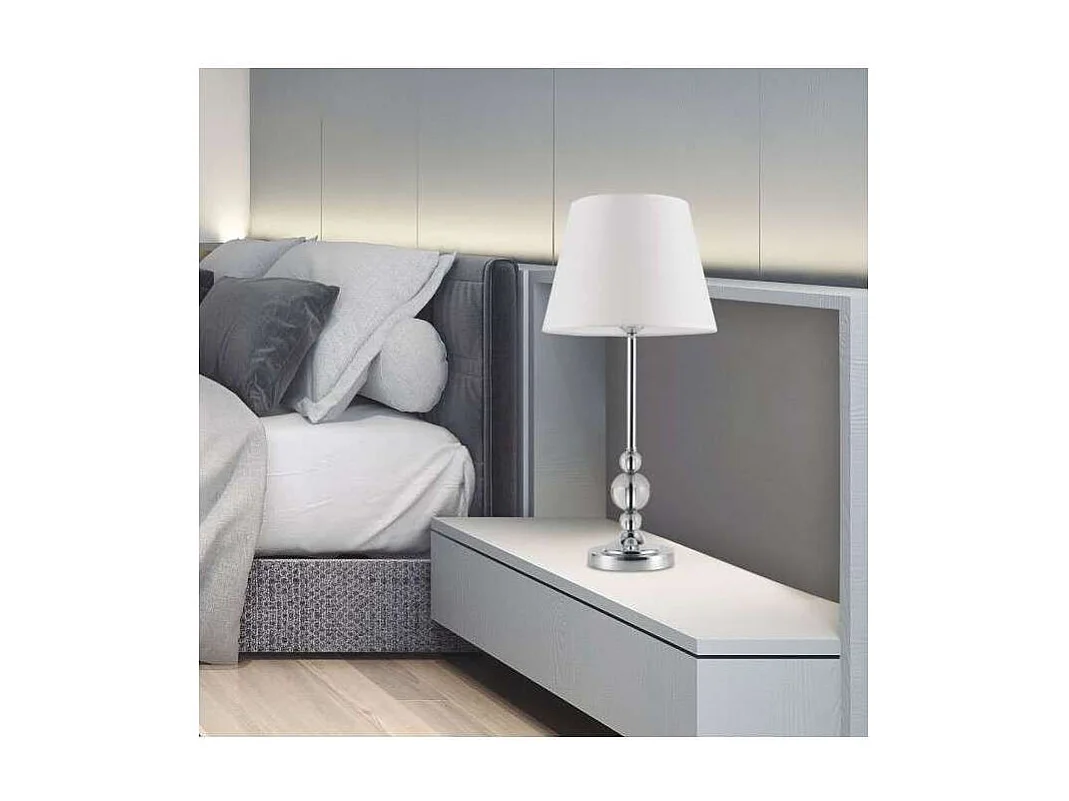 Sobremesa modelo Marela acabado cromo 60 cm(alto)30 cm(ancho)30 cm(largo)