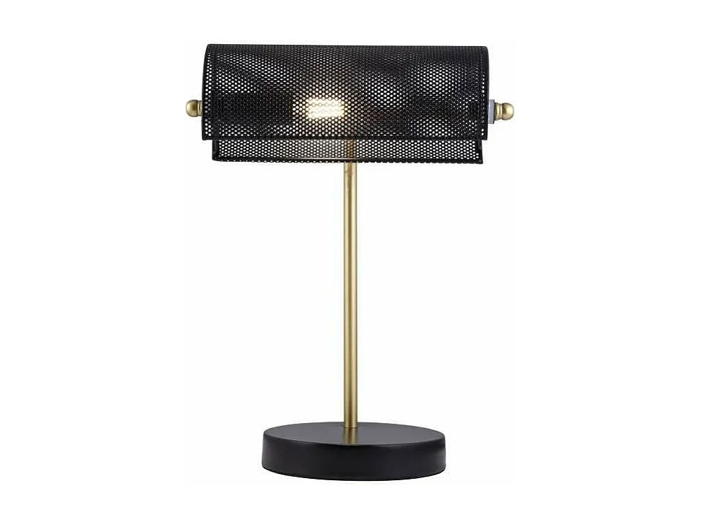 Sobremesa modelo Geranio en color negro y dorado 45 cm(alto)26 cm(ancho)24 cm(fondo)