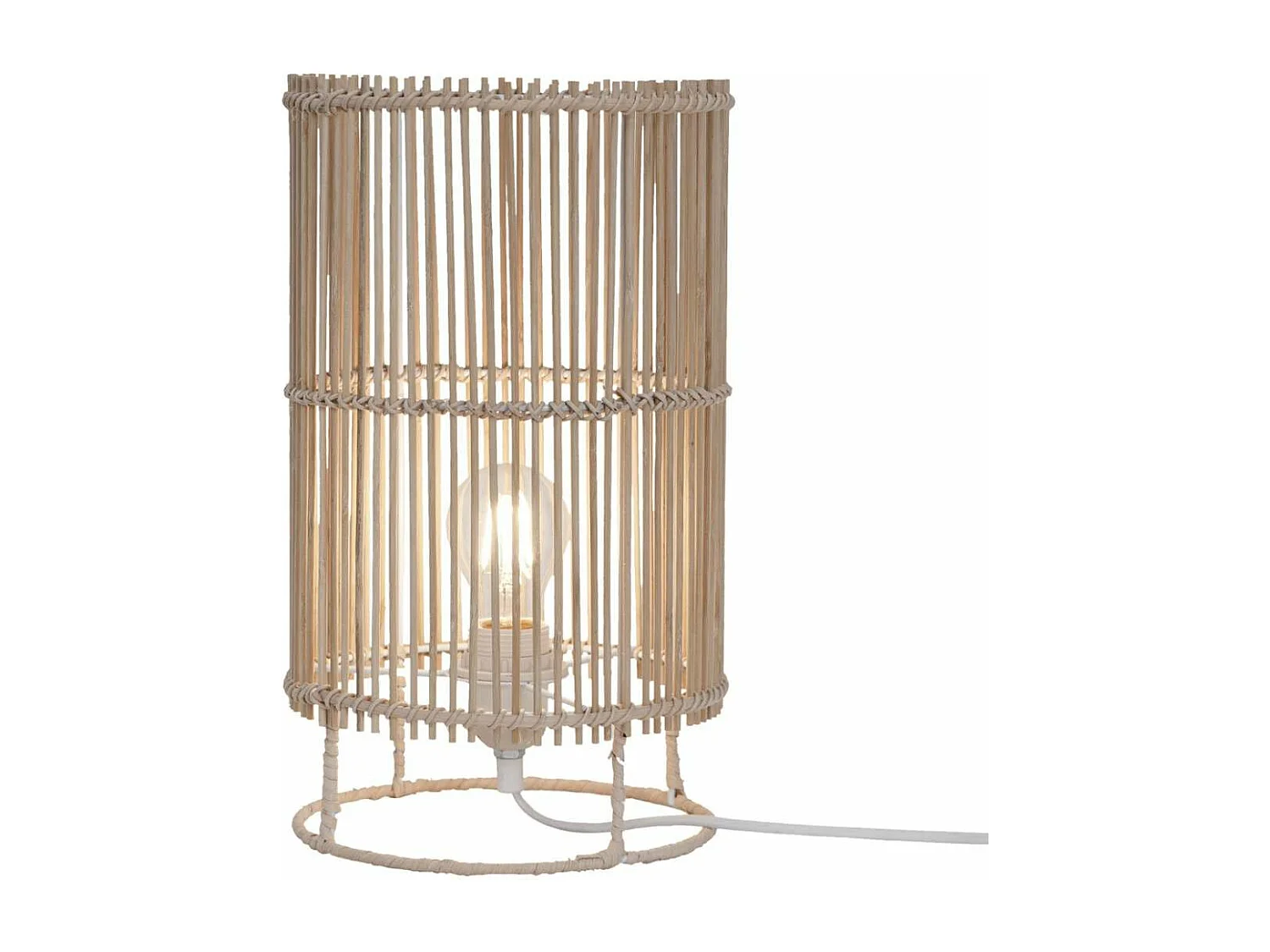 Sobremesa modelo Isarutas acabado ratan 36 cm(alto)21 cm(ancho)21 cm(largo)