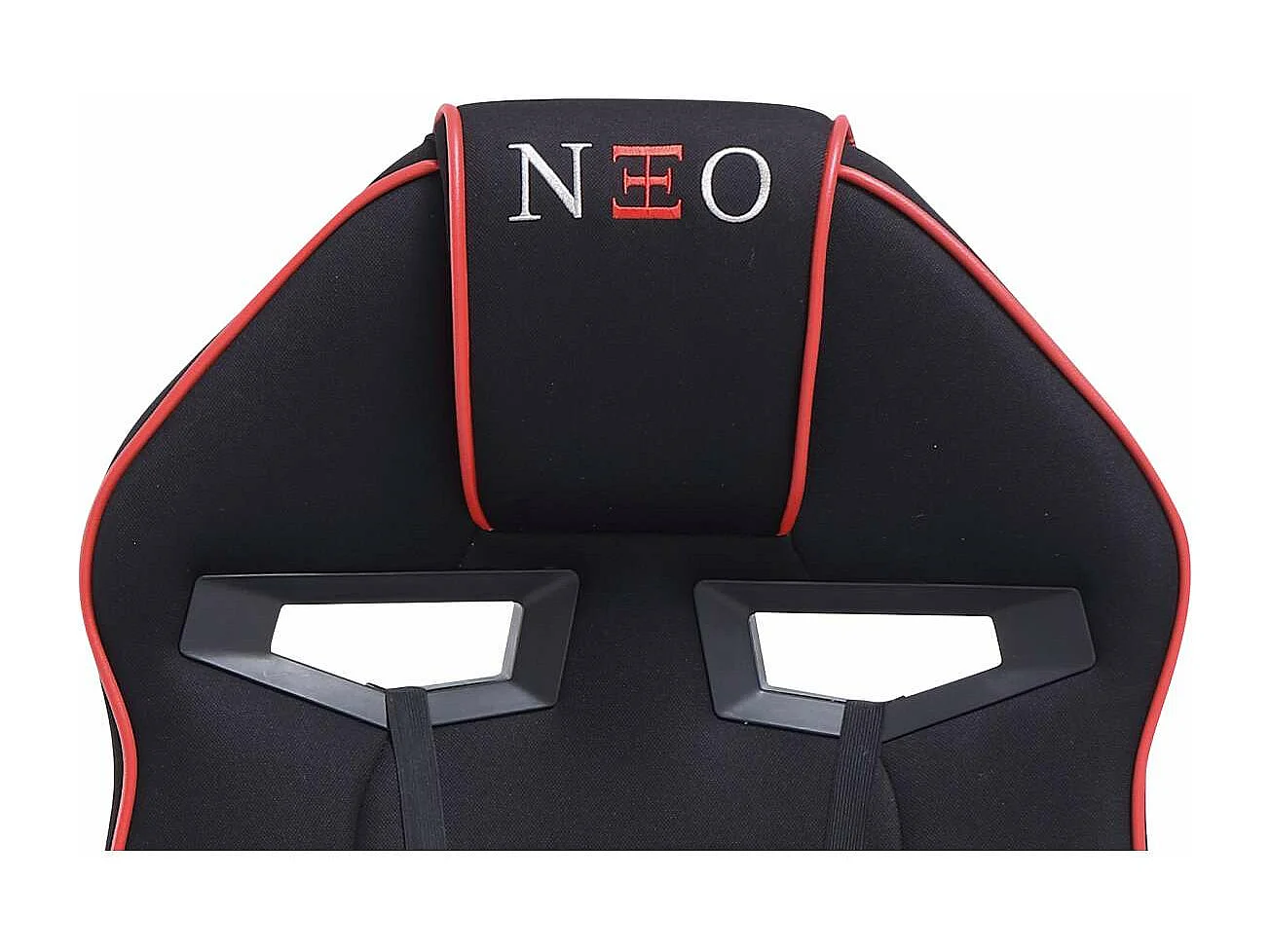 Sillón giratorio elevable gamer Neo Avance tapizado en tejido negro, 115-125cm(alto) 70cm