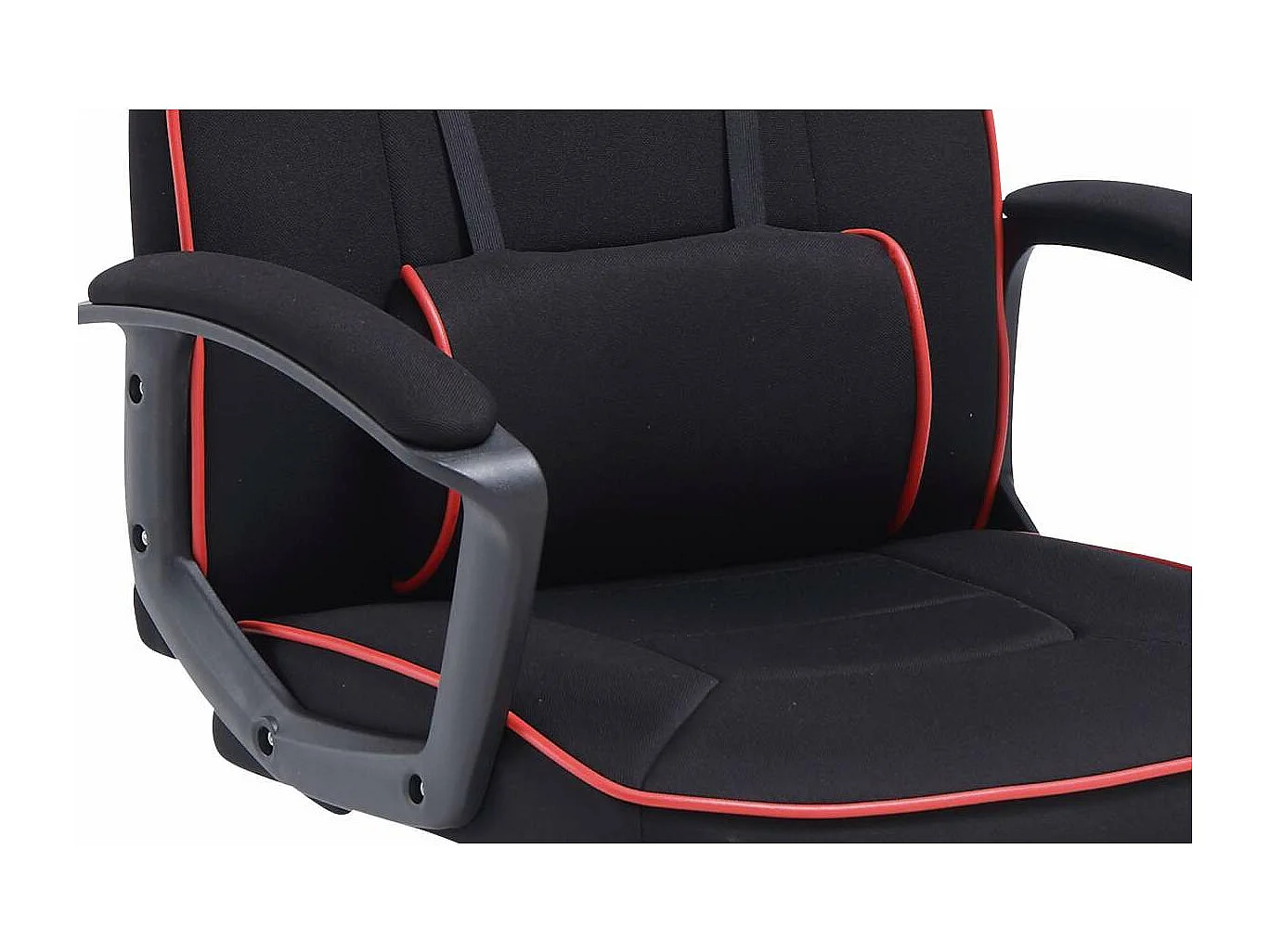 Sillón giratorio elevable gamer Neo Avance tapizado en tejido negro, 115-125cm(alto) 70cm