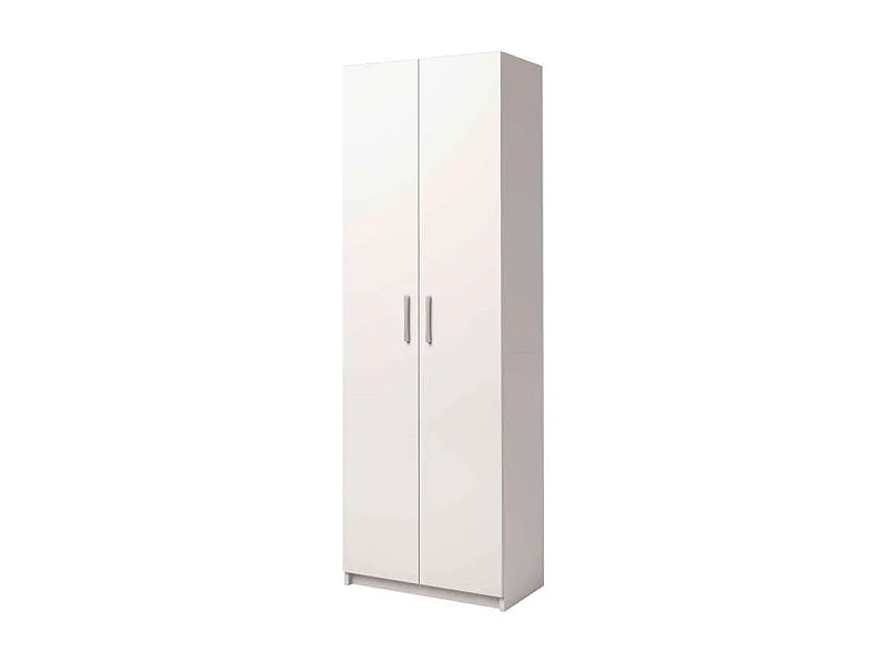 Armario multiestantes dos puertas Urano en blanco. 60 cm(ancho) 180 cm(altura) 35.6 cm(fon