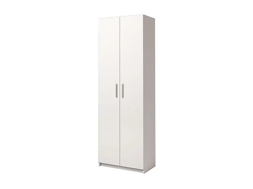 Armario multiestantes dos puertas Urano en blanco. 60 cm(ancho) 180 cm(altura) 35.6 cm(fon