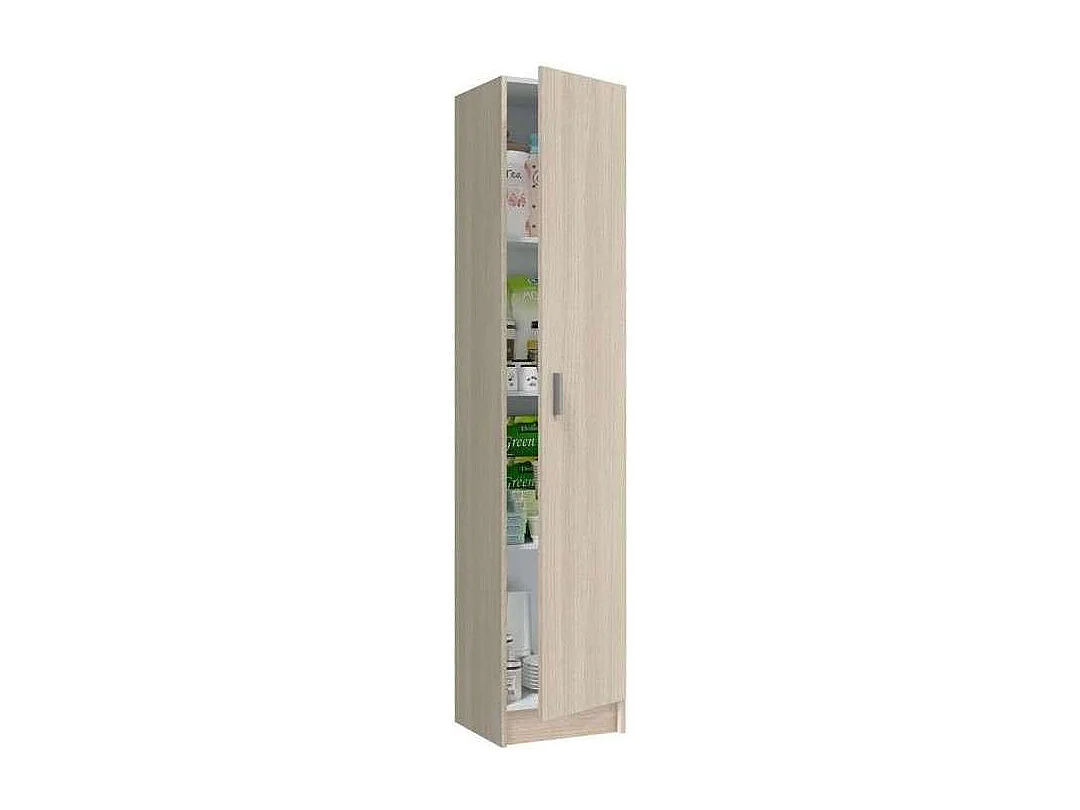 Armario multiusos Milan en roble, 37.2 cm(ancho) 180 cm(altura) 37 cm(fondo)