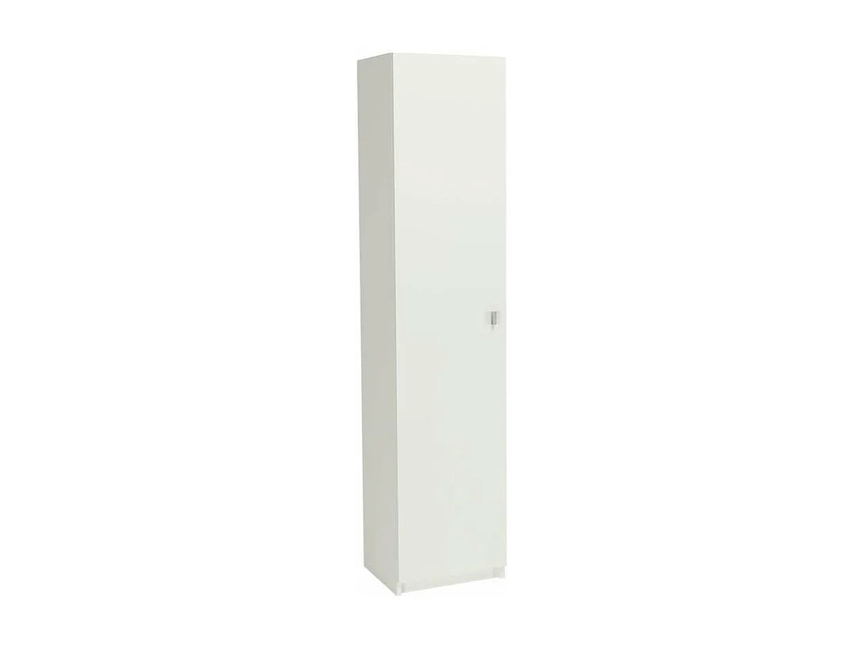 Armario multiusos 1 puerta Marbella en color blanco. 40 cm(ancho) 180 cm(altura) 35.6 cm(f
