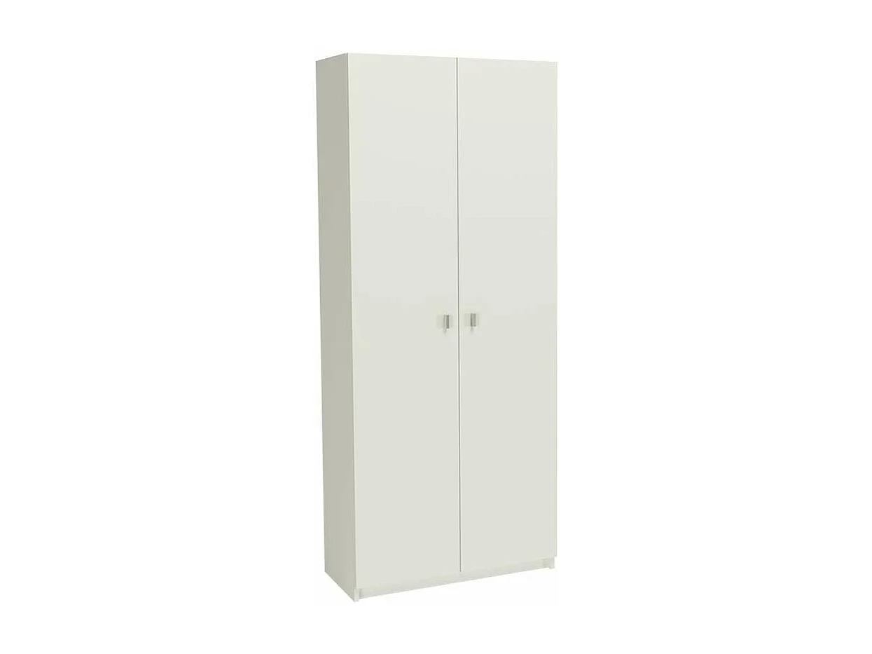 Armario multiusos dos puertas Marbella en color blanco 75 cm(ancho) 180 cm(altura) 35.6 cm