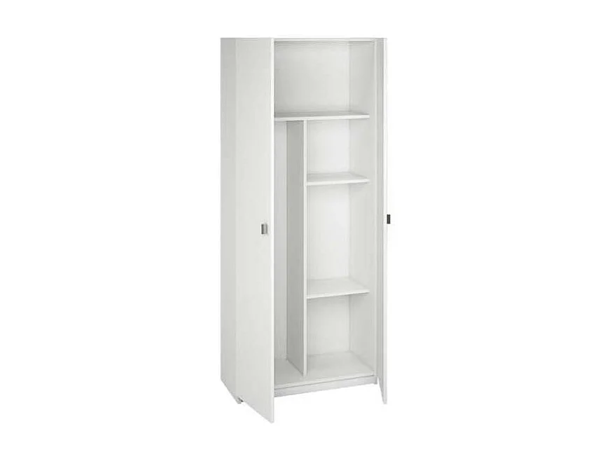 Armario multiusos dos puertas Marbella en color blanco 75 cm(ancho) 180 cm(altura) 35.6 cm