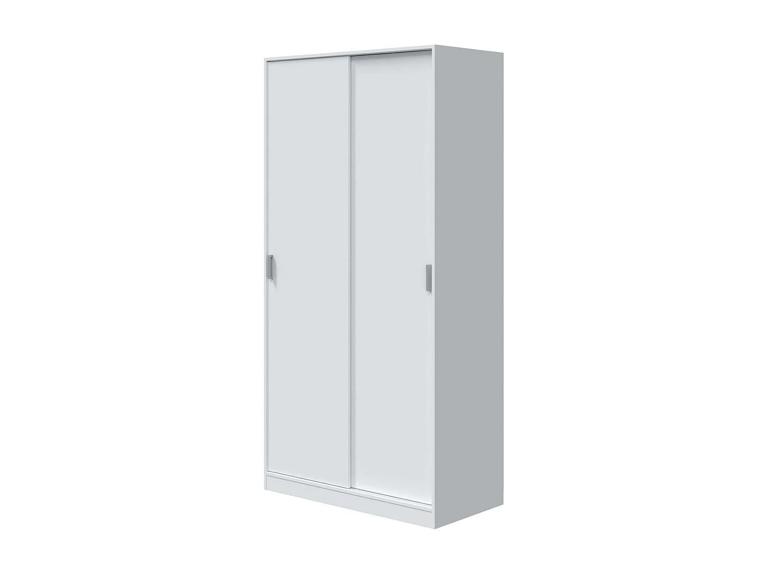 Armario ropero puertas correderas blanco. 200cm(alto). 100cm(ancho). 50cm(fondo).