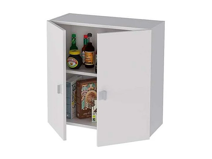 Modulo alto colgado Marbella en blanco 60 cm(ancho) 60 cm(altura) 26.5 cm(fondo)