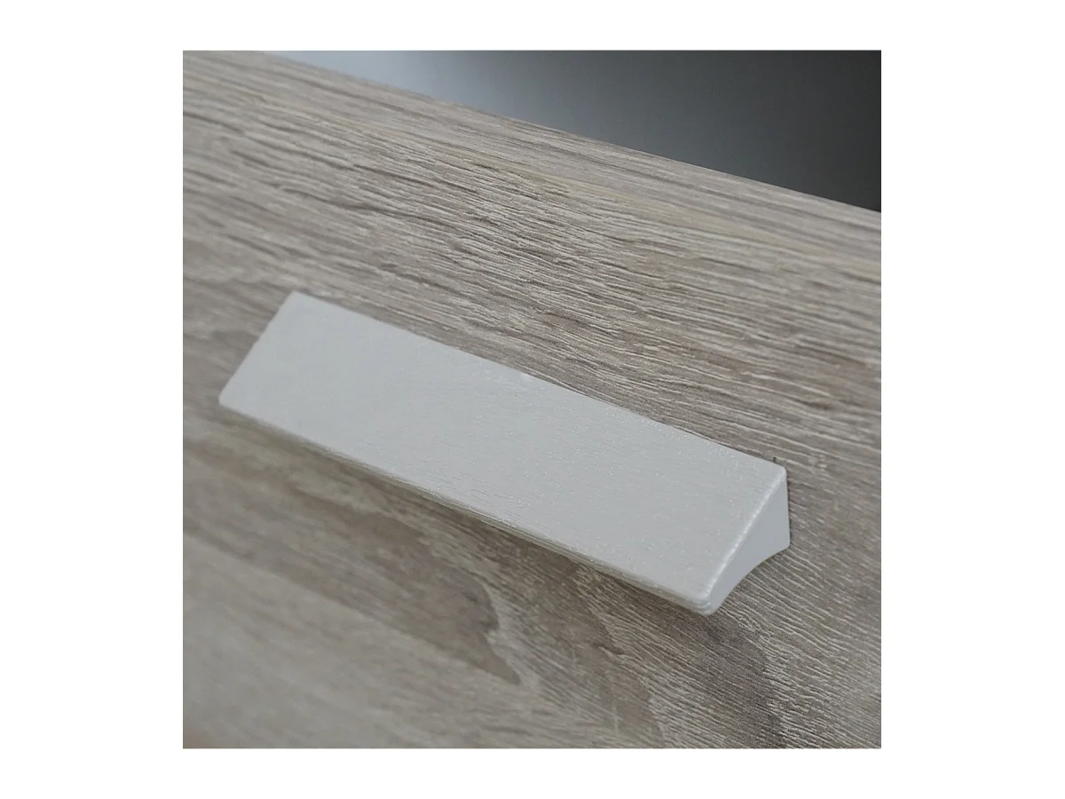 Armario ropero 2 puertas abatibles Tibet acabado roble cambrian/blanco, 79 cm(ancho) 180 c