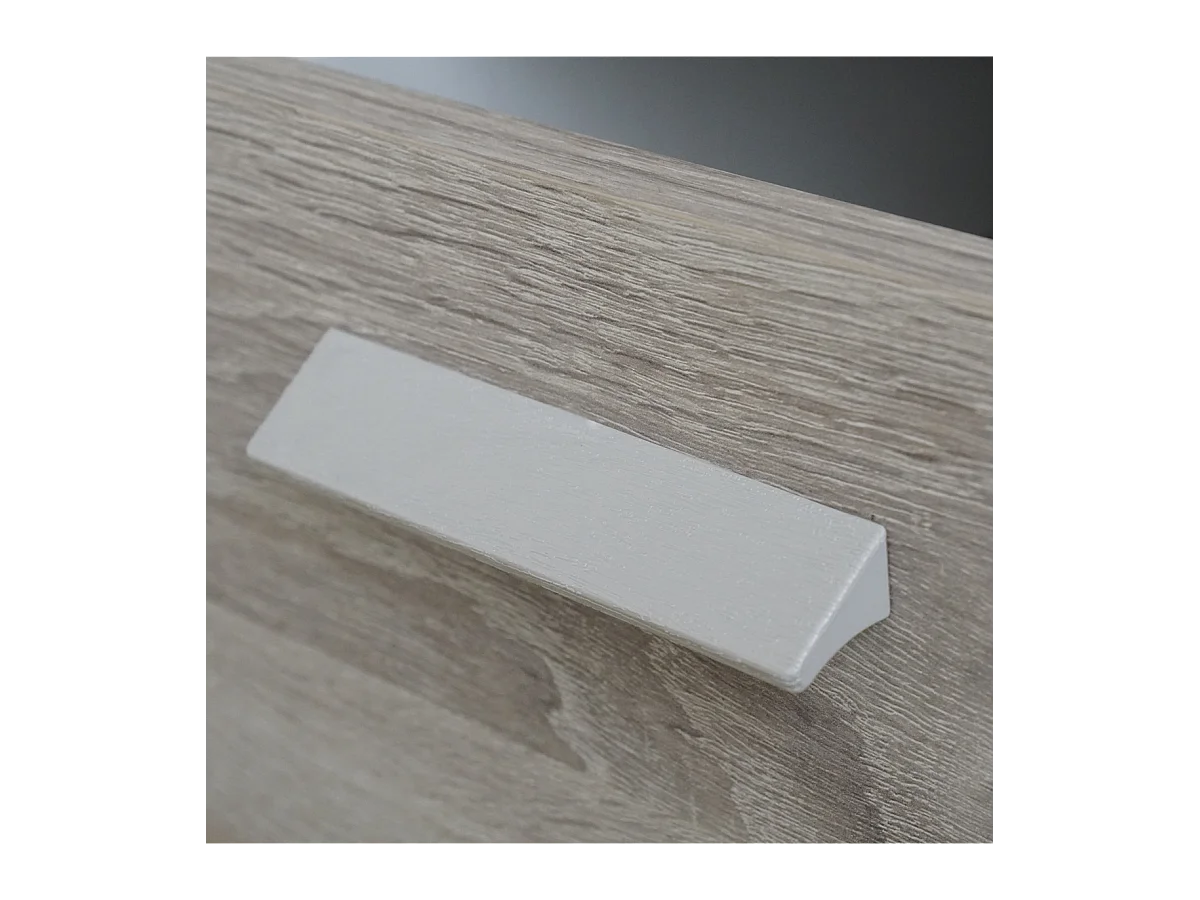 Armario ropero 2 puertas abatibles Tibet acabado roble cambrian/blanco, 79 cm(ancho) 180 c