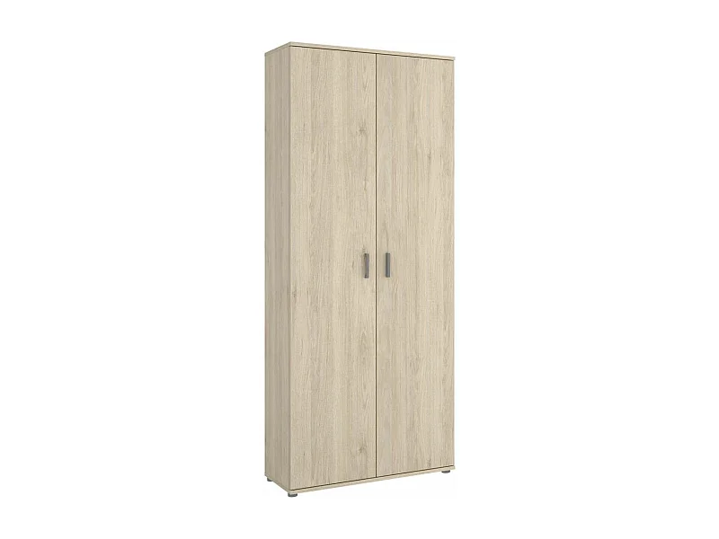 Armario multiusos en acabado Natural multiusos 2 puertas escobero 78 cm(ancho) 190 cm(altu