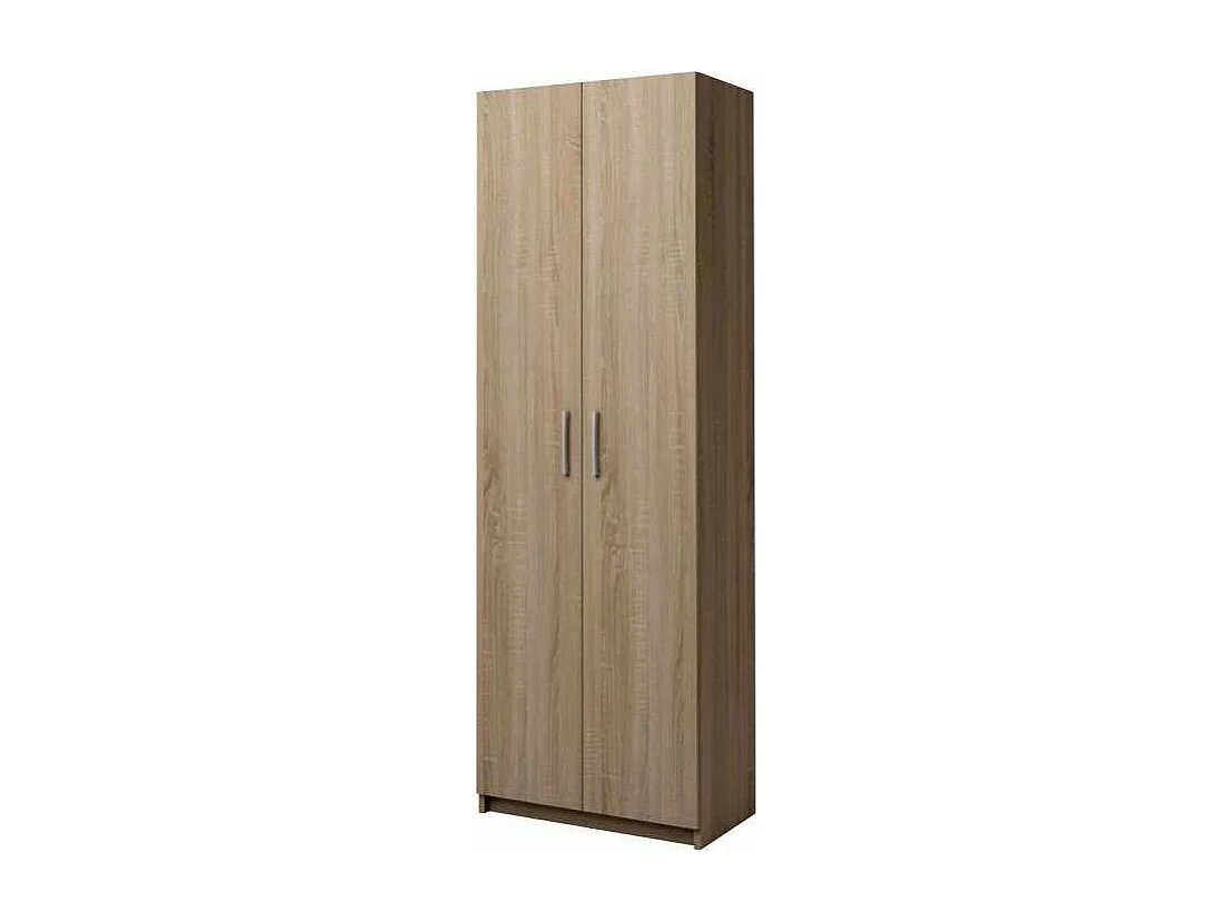 Armario multiestantes dos puertas Urano en roble. 60 cm(ancho) 180 cm(altura) 35.6 cm(fond