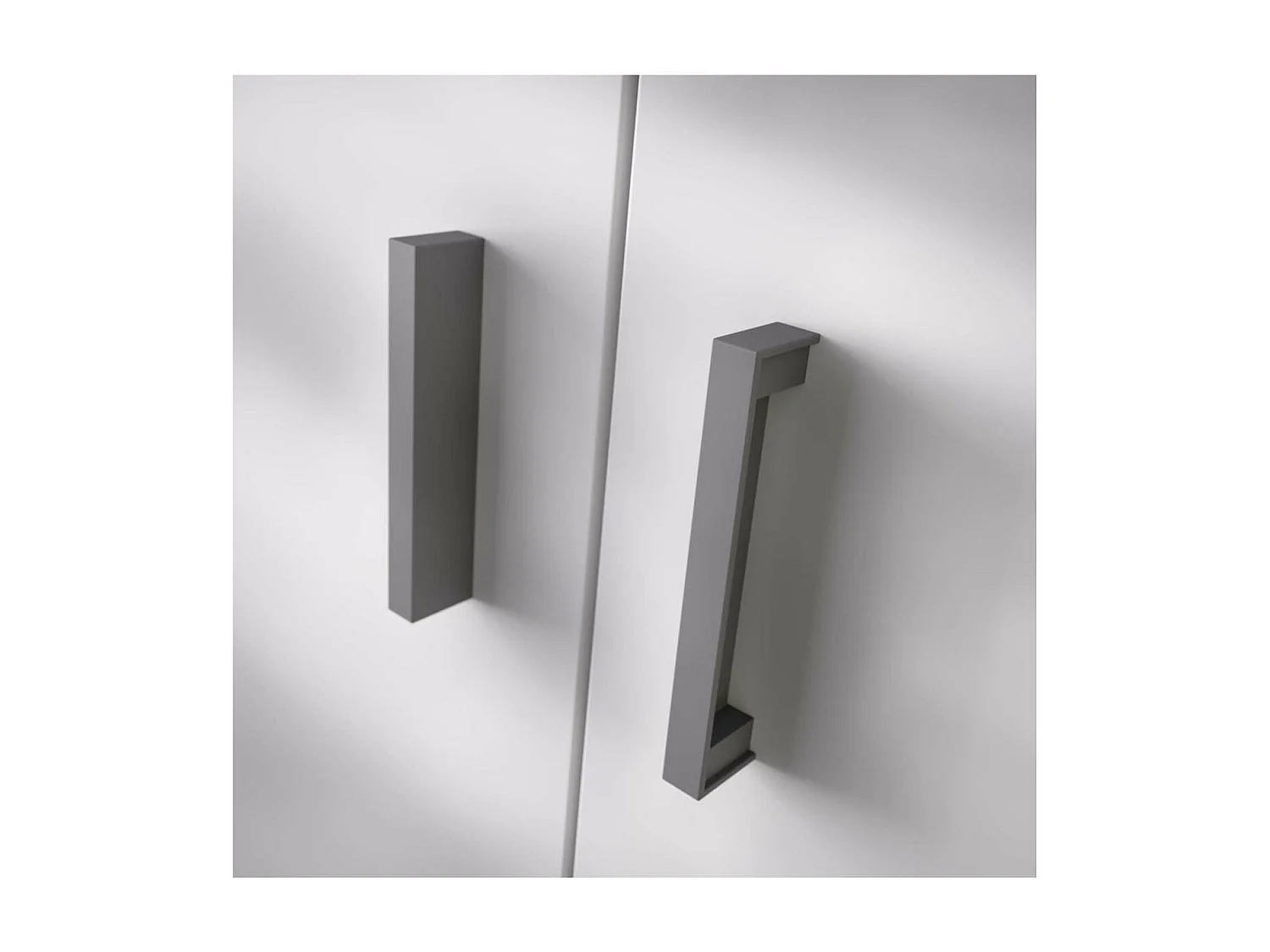 Armario multiusos Diego acabado blanco 2 puertas escobero 78 cm(ancho) 190 cm(altura) 35 c