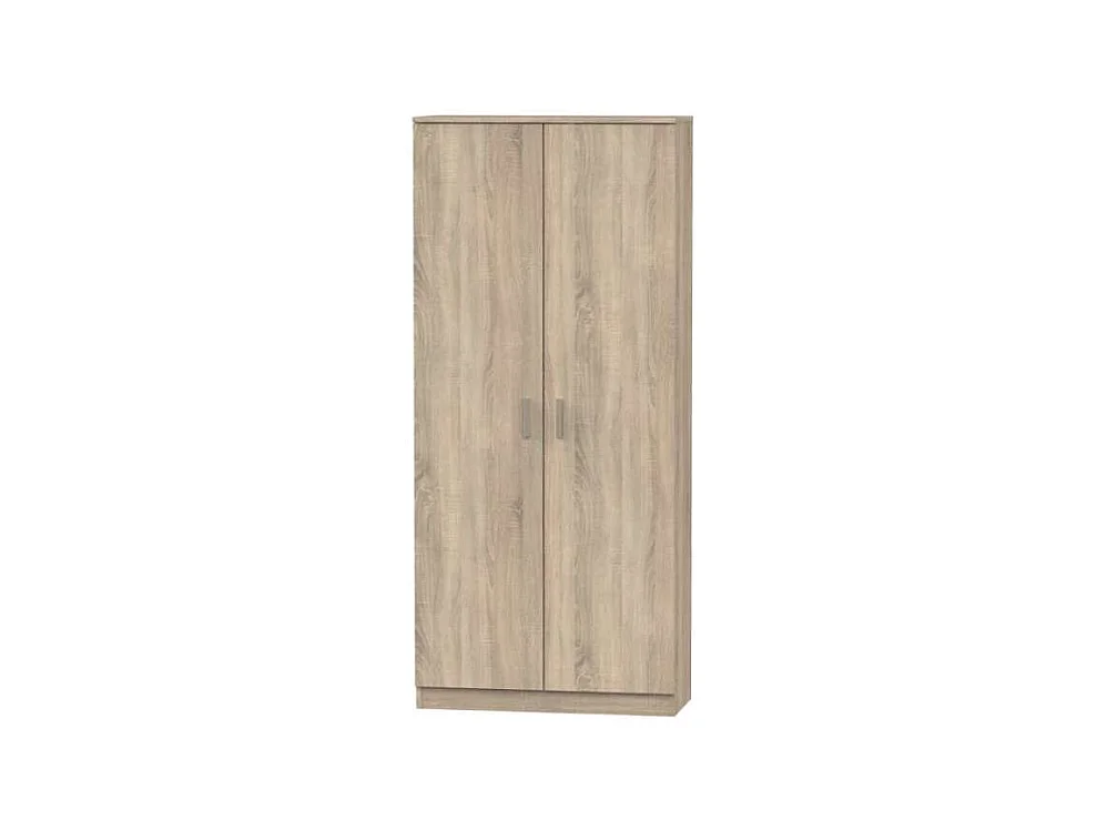 Armario multiuso Carles con escobero acabado roble cambrian,  180cm(alto) 80cm(ancho) 35cm