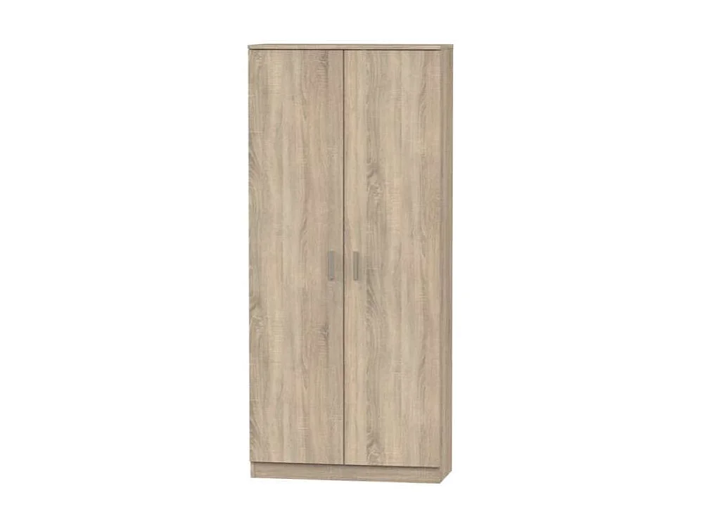 Armario multiuso Carles con escobero acabado roble cambrian,  180cm(alto) 80cm(ancho) 35cm