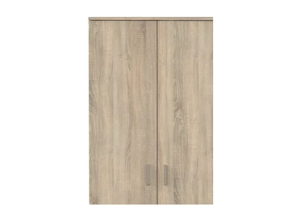 Armario multiuso Carles con escobero acabado roble cambrian,  180cm(alto) 80cm(ancho) 35cm