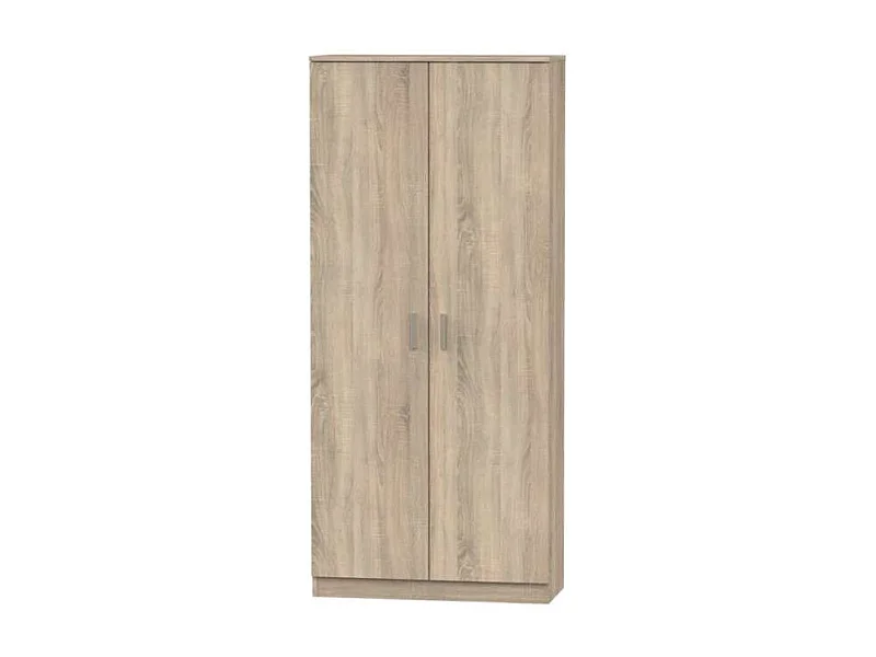 Armario multiuso Carles con escobero acabado roble cambrian,  180cm(alto) 80cm(ancho) 35cm