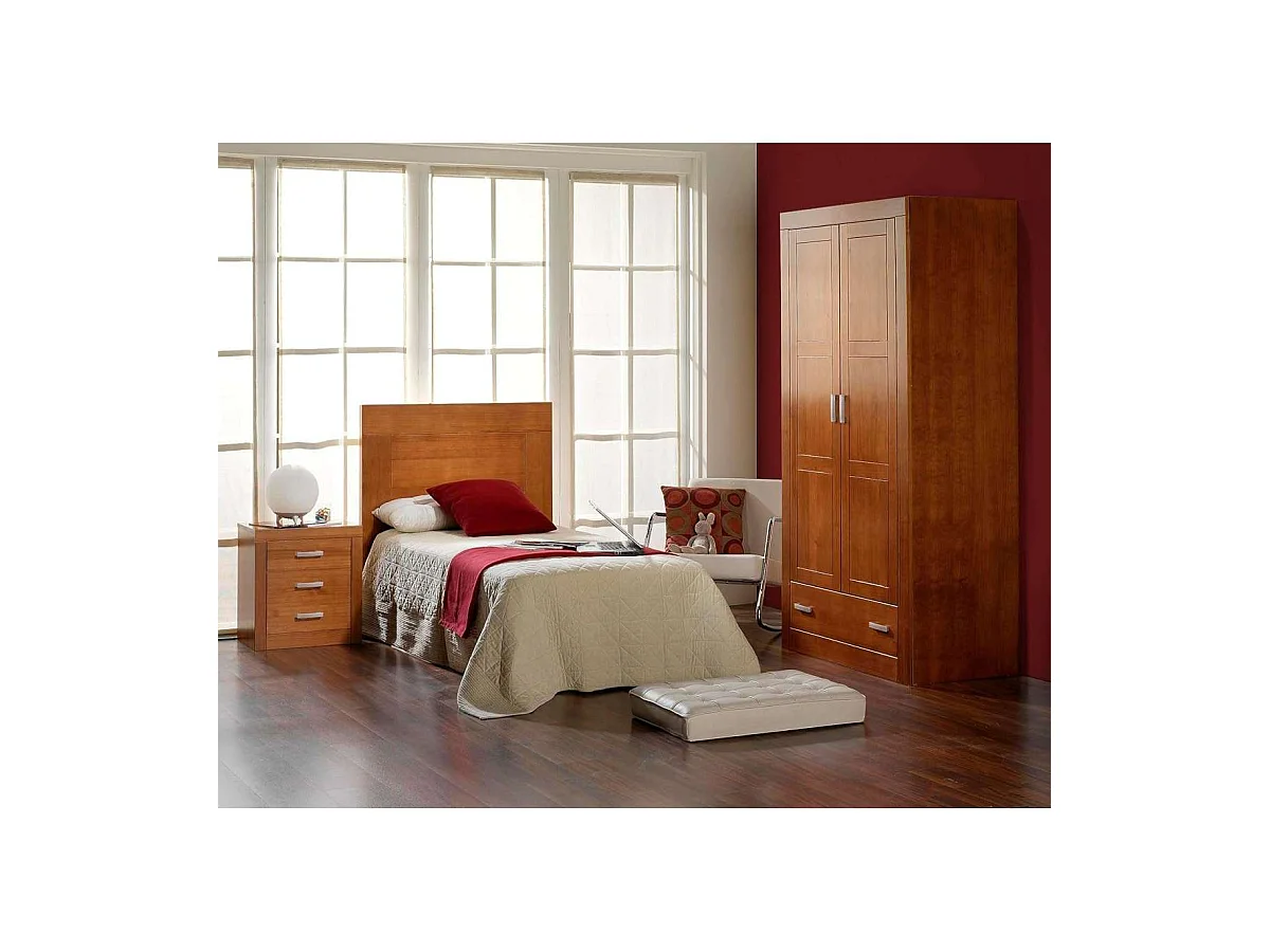 Armario ropero  madera maciza acabado cerezo 200 cm(alto)105 cm(ancho)55 cm(largo)