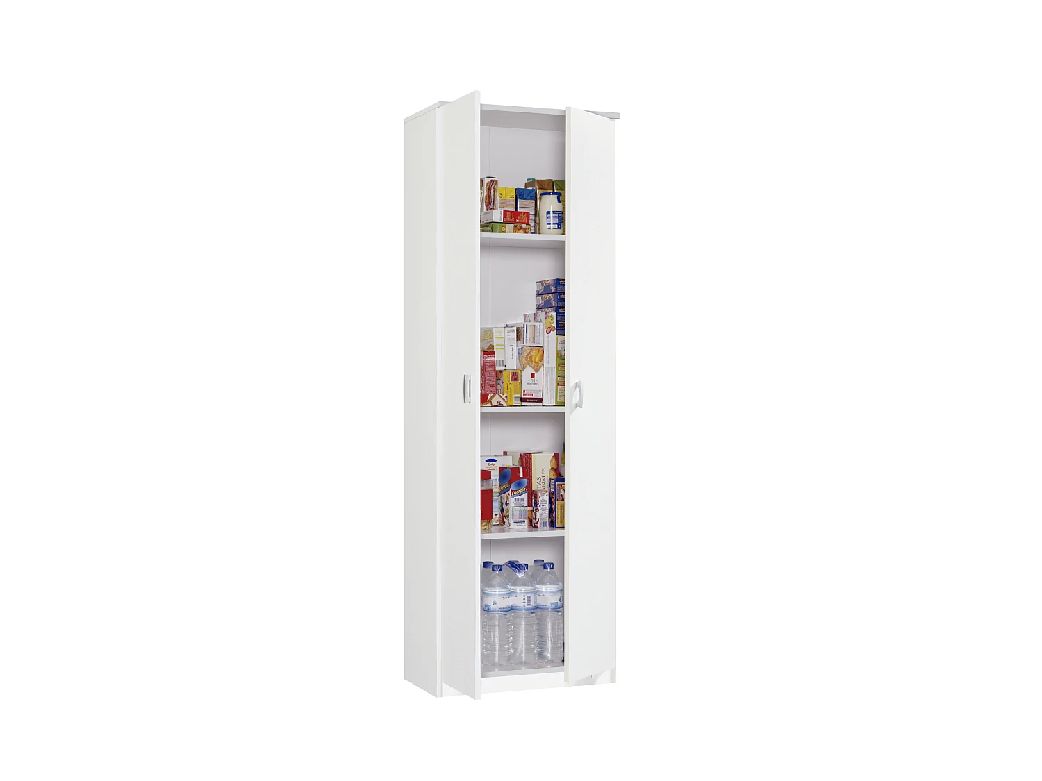Armario multiusos en color blanco Turin 60 cm(ancho) 180 cm(altura) 35 cm(fondo)