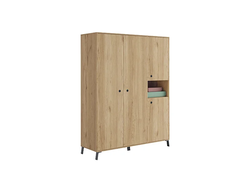 Armario ropero 4 puertas y hueco Camila 200 cm(alto)150 cm(ancho)55 cm(fondo)