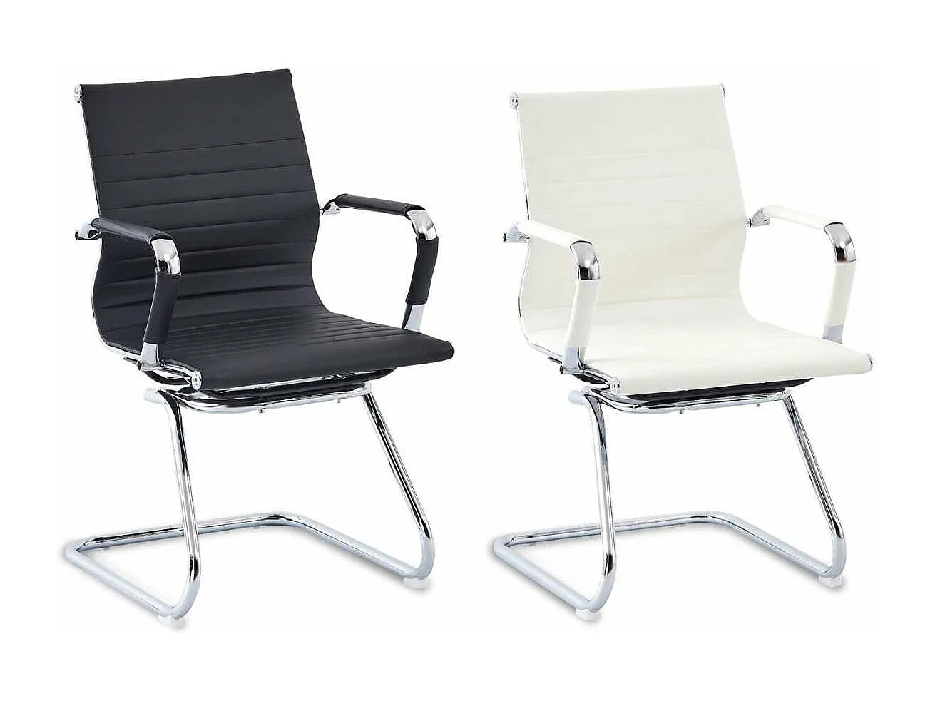 Silla confidente París acabado blanco, Fondo : 60 cm, Ancho: 49 cm, Alto: 89 cm