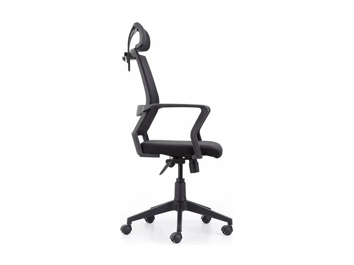 Sillón giratorio modelo winner acabado negro,117/127cm(alto) 64cm(ancho) 64cm(largo)