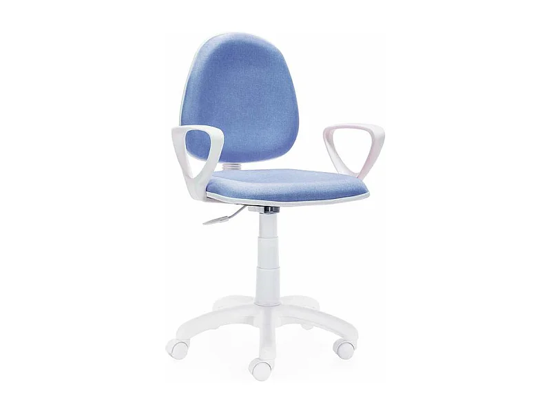 Silla de escritorio giratoria Dolphin en color azul 79-91 cm(alto)54 cm(ancho)54 cm(fondo)