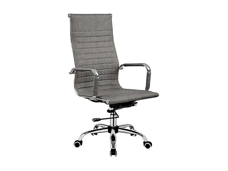 Silla despacho giratoria elevable acabado gris ceniza, 60 cm(ancho) 108-115 cm(altura) 66