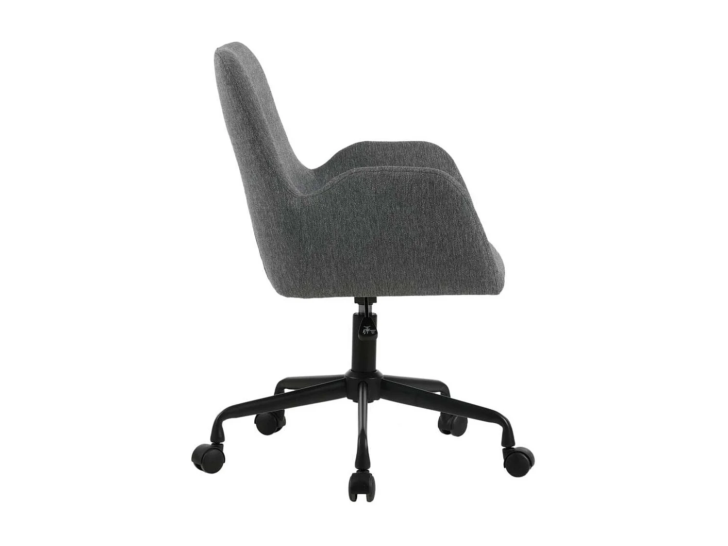 Silla despacho giratoria elevable acabado gris oscuro, 61m(ancho) 82/90cm(altura) 64cm(fon