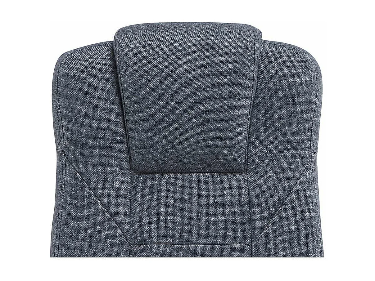 Sillón despacho giratorio Henry tejido bali gris marengo, 118-126cm(alto) 64cm(ancho) 64c