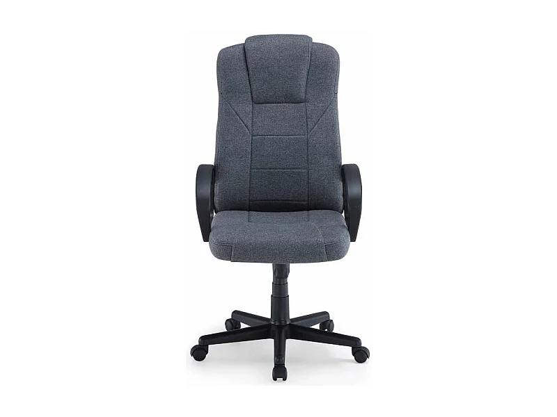 Sillón despacho giratorio Henry tejido bali gris marengo, 118-126cm(alto) 64cm(ancho) 64c